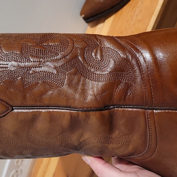 Women's Resistol Brown leather cowboy boots size 9 - Picture 11 of 15